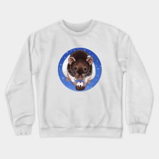 Hooded Rat Christmas Pudding Crewneck Sweatshirt